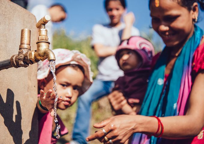 Projektbild Brunnen in Nepal